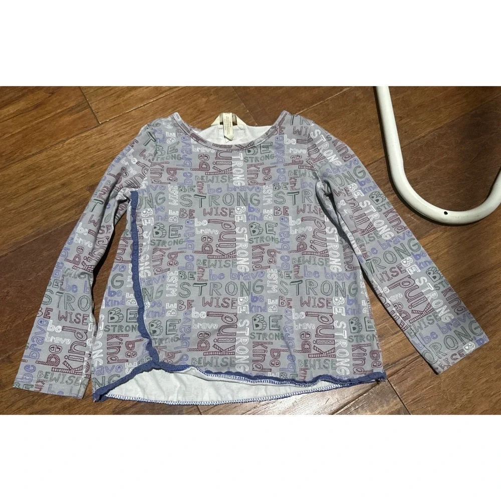 Matilda Jane Girls Long Sleeve Graphic Shirt Be Strong Be Wise Be Brave size‎ 6